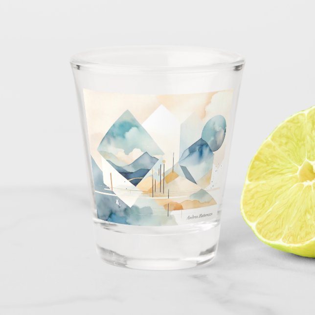 Vaso De Chupito Espíritu abstracto (Anverso)