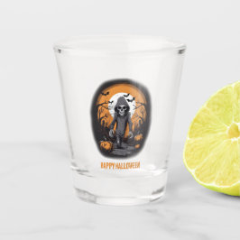 Vaso De Chupito Esqueleto de Halloween