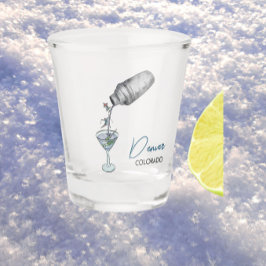 Vaso De Chupito esquiar y martinis