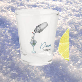 Vaso De Chupito esquiar y martinis