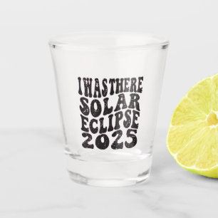 Vaso De Chupito Estaba Allí El Eclipse Solar 2025 Eclipse Parcial