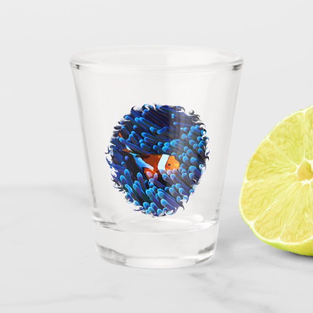 Vaso De Chupito Estación de carga USB Clown Fish Bandana (Anverso)