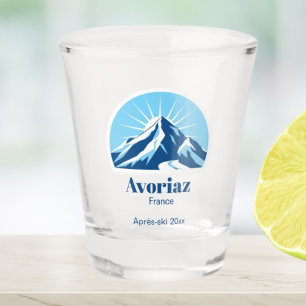 Vaso De Chupito Estación de esquí Avoriaz Haute-Savoie France