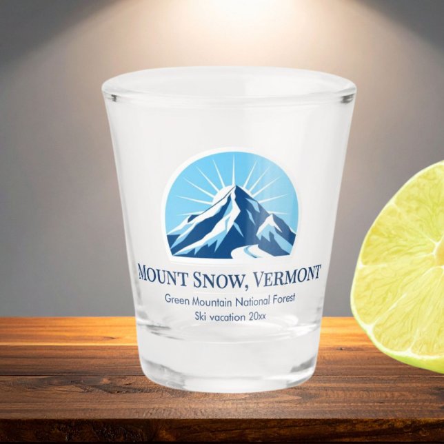 Vaso De Chupito Estación de esquí Mount Snow Vermont recuerdo Glas (Subido por el creador)