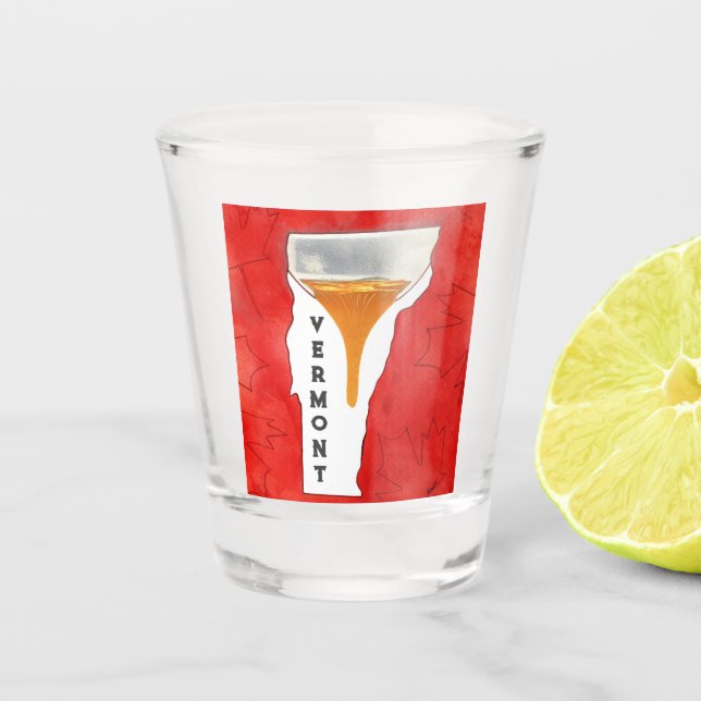 Vaso De Chupito Estado de Vermont (Anverso)
