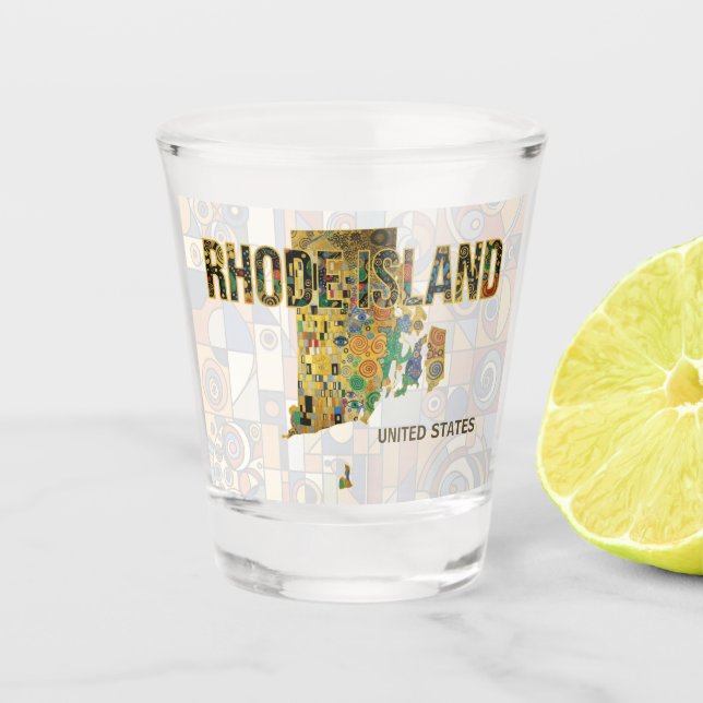 Vaso De Chupito Estados Unidos - Rhode Island (Anverso)