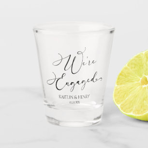Vaso De Chupito Estamos comprometidos Fiesta de compromiso elegant