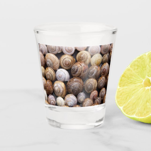 Vaso De Chupito Estanques de caracol (Anverso)