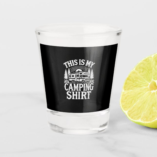 Vaso De Chupito Este Es Mi Camping Divertido Camper (Anverso)