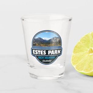 Vaso De Chupito Estes Park Colorado Travel Art Emblem