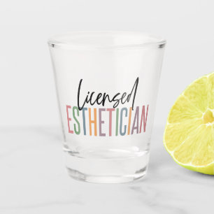 Vaso De Chupito Esteticista esteticista con licencia cosmetólogo