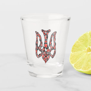 Vaso De Chupito Estilizado trident tryzub, emblema nacional de Ucr