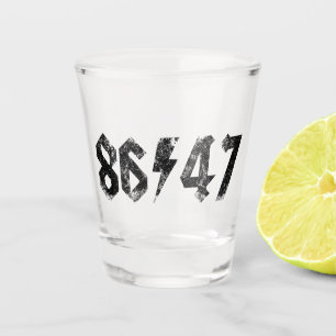 Vaso De Chupito Estilo de rock 80 retro anti Trump