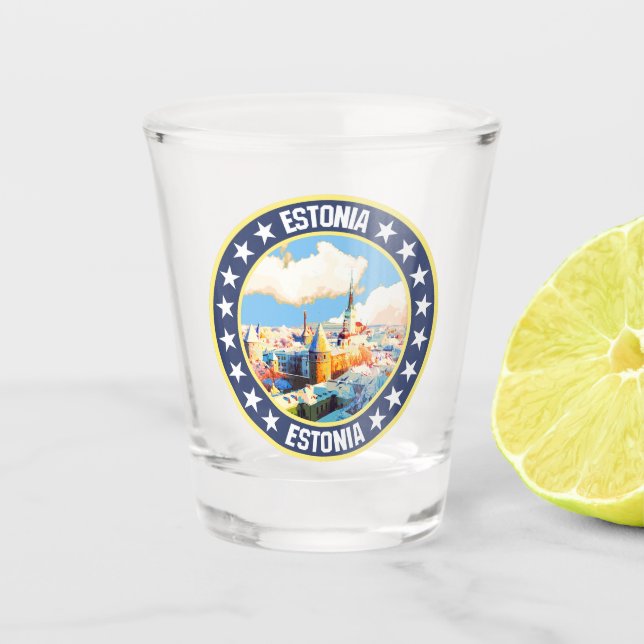 Vaso De Chupito Estonia (Anverso)