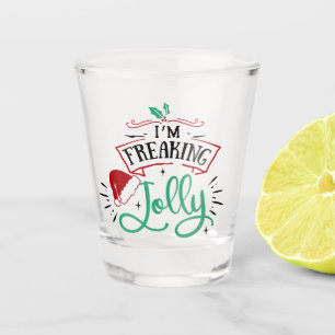Vaso De Chupito Estoy Freaking Jolly Divertido Navidades festivo