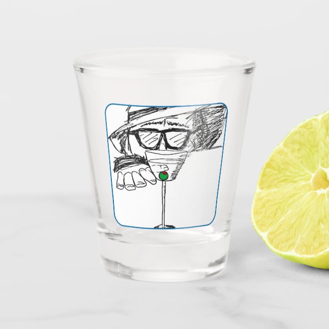 Vaso De Chupito "Estoy sediento" de la Hora Feliz (Anverso)