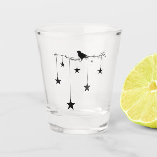Vaso De Chupito Estrellas Colgadas Y Vidrio De Crow