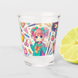 Vaso De Chupito estudiante de anime