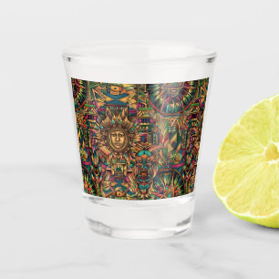 Vaso De Chupito Ethereal Sapphire "Vibrante Emblema Histórico"
