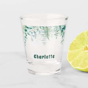 Vaso De Chupito Eucalyptus verde follaje nombre verde