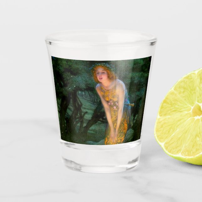 Vaso De Chupito Eve del verano medio Edward Robert Hughes (Anverso)