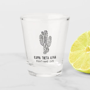 Vaso De Chupito Evento de Hermandad del Suroeste Cactus Ilustrado