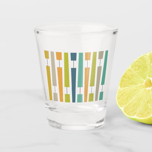 Vaso De Chupito Exclamación divertida señala geométrico medio sigl (Anverso)