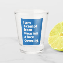 Exención de usar un recubrimiento facial