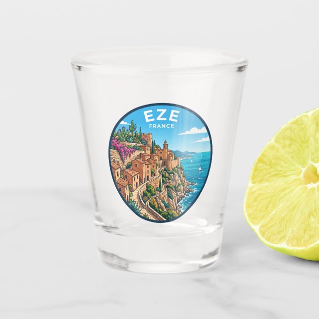 Vaso De Chupito Èze Francia (Anverso)