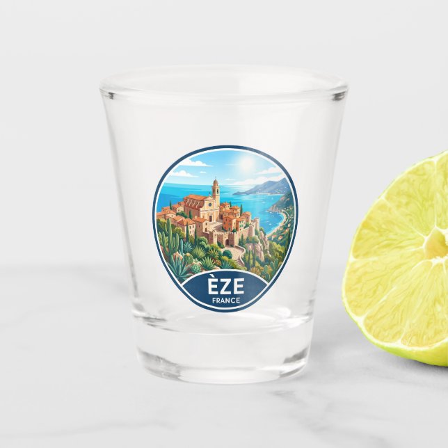 Vaso De Chupito Èze Francia (Anverso)
