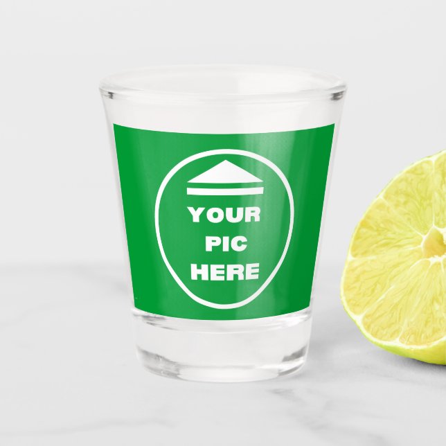 Vaso De Chupito ¡FÁCIL! Vidrio de 1,5 oz - Personalizar (Anverso)
