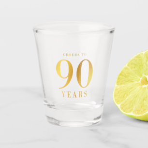 Vaso De Chupito Falsas alegrías del oro a 90 años de cumpleaños
