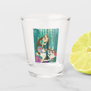 Vaso De Chupito Familia Sirena (brunettes)