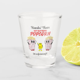 Vaso De Chupito Family Movie Theater Fun Popcorn Mascots