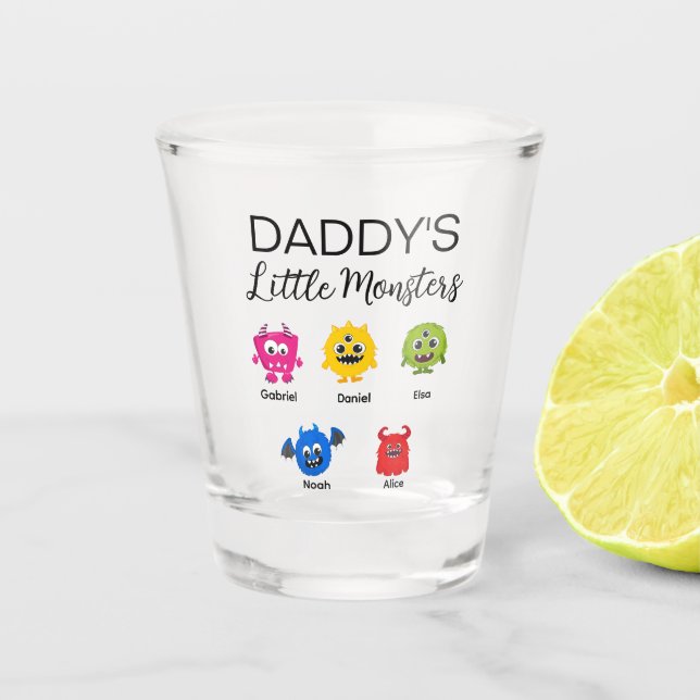 Vaso De Chupito Famoso monstruo de Papá Noel en Halloween (Anverso)