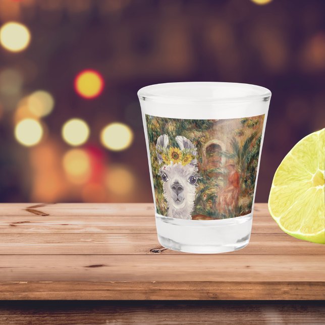 Vaso De Chupito Fancy Llama y la granja de Renoir (Subido por el creador)