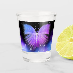 Vaso De Chupito Fantasía espacial Mariposa Cósmica