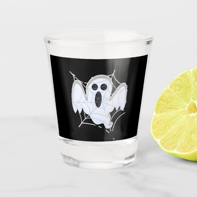 Vaso De Chupito Fantasma en la telaraña (Anverso)