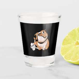 Vaso De Chupito Faring Pitbull Lover Divertido Perro Bulldog Mamá