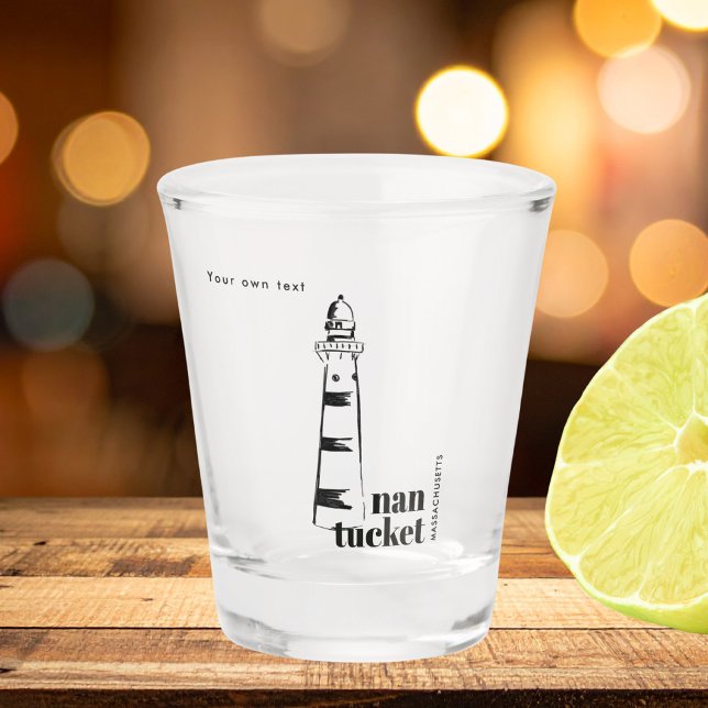 Vaso De Chupito Faro de Nantucket Massachusetts (Subido por el creador)