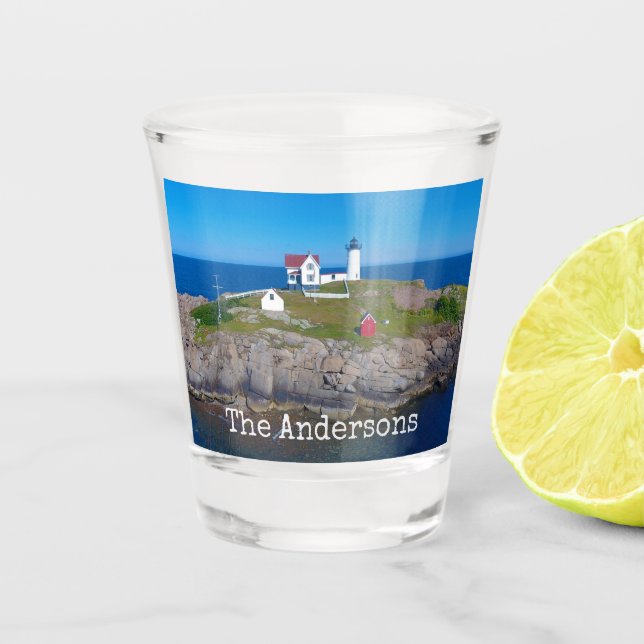 Vaso De Chupito Faro Maine (Anverso)