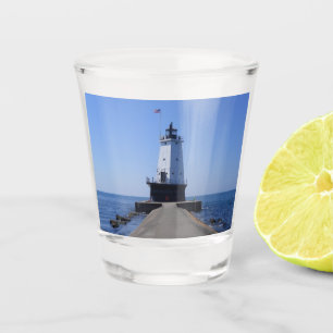 Vaso De Chupito Faro North Pierhead, Ludington, MI