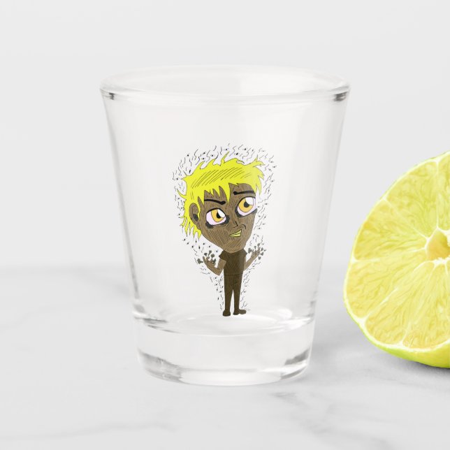 Vaso De Chupito Farty Fingers Chibi (Anverso)
