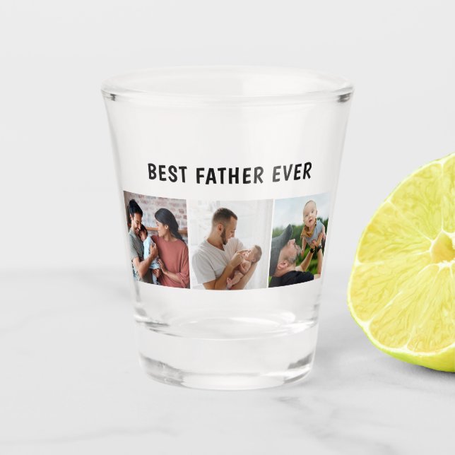 Vaso De Chupito Father Photo Collage Custom Giant (Anverso)