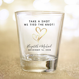 Vaso De Chupito Favor De La Boda Toma Un Disparo Que Amarramos El 
