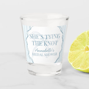 Vaso De Chupito Favor para Despedida de Soltera en Azul Coqueta co