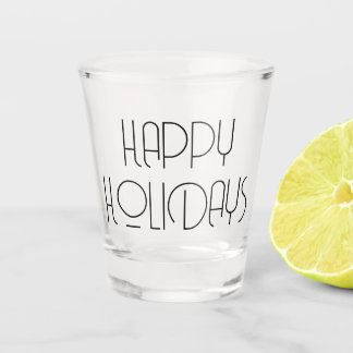 Vaso De Chupito Felices Fiestas Personalizadas