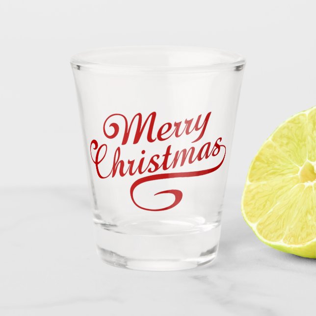 Vaso De Chupito Felices Navidad 5 (Anverso)