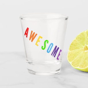 VASO DE CHUPITO FELICIDAD POSTIVA INCREÍBLE QUE ACUMULA EL TEXTO D