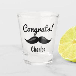 Vaso De Chupito Felicidades por su bigote